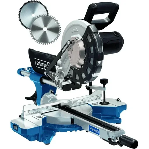 "HM254 Combi Saw - 2000W | 255mm | Laser, LED, and Rotary Table | 2 Saw Blades - 2022 Edition image"