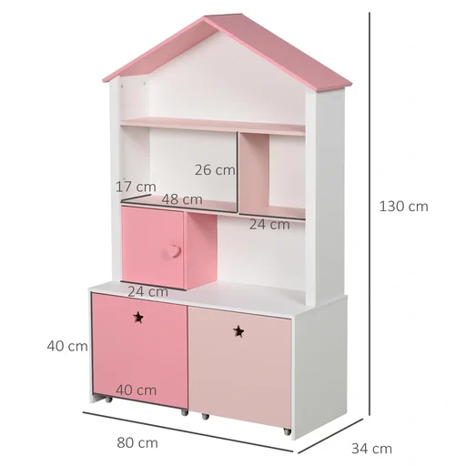 "Children's shelf with drawers image"