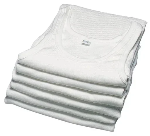 "Undershirt, pack of 5, color white, size 5 image"