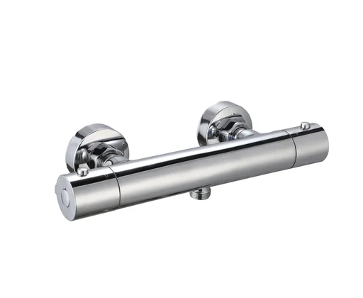 "Shower thermostat / shower fitting with water saving function, mixer tap standard S-connections G 1/2 image"