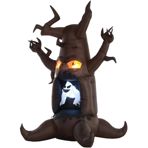 "Inflatable Ghost Tree with 3 LED Lights image"