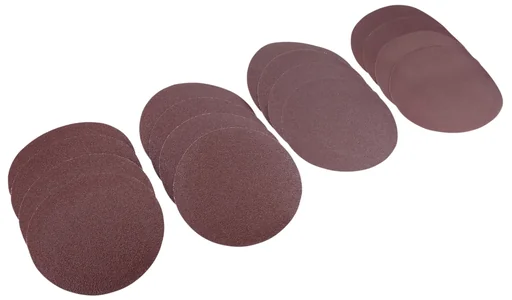 "Sandpaper set Ø 80 mm - 20 pieces image"