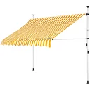 Klem sun sail yellow/white 250cm