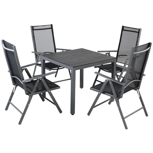 "5-piece garden set - anthracite image"