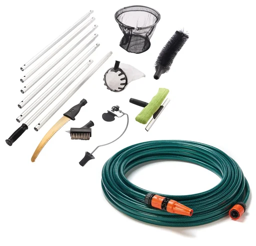 "Multifunctional cleaning set, 13 pieces + hose set ECONOMIC 1/2" 20 m image"