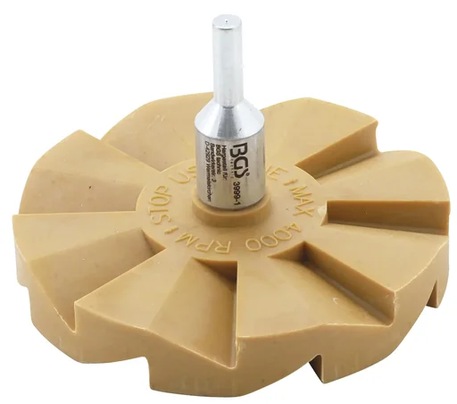 "Fan-shaped foil eraser 90 mm image"