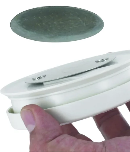 "Magnetic mounting for smoke detectors – self-adhesive, no drilling required! image"