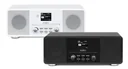 Design DAB+/FM radio with Bluetooth, CD, USB, Aux-In and encoding in white