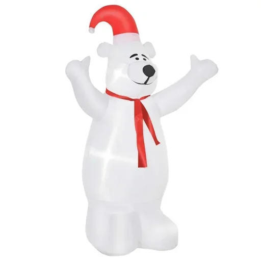"Inflatable Christmas Polar Bear 1.72 m Christmas Decoration image"