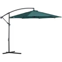 Cantilever umbrella with hand crank