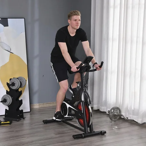 "Indoor exercise bike with 13KG flywheel, home gym, cycling bike trainer, fitness bike, stepless resistance image"