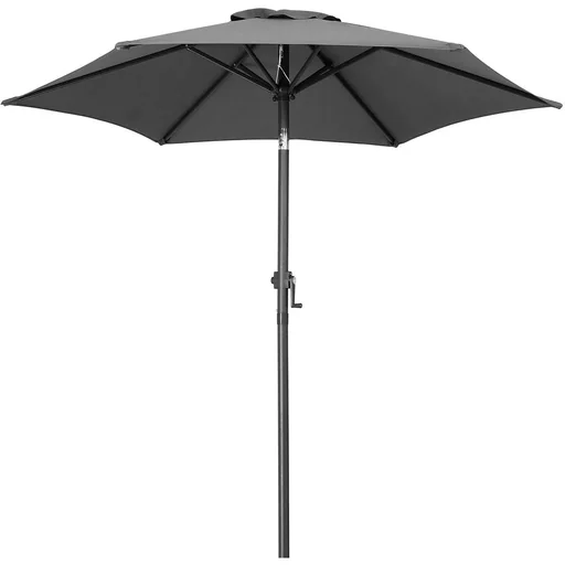 "Parasol Fiji Anthracite 200cm with crank image"