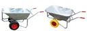 Large wheelbarrow "Farmer II", 200 liters, 2 foamed Wflex wheels