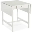 Folding dining table or side table, white