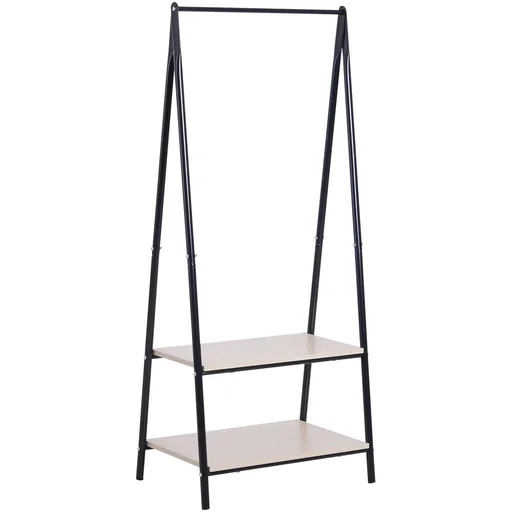 "Wardrobe rack clothes rack clothes rail with shoe rack clothes rack 64 x 42.5 x 149 cm image"
