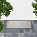Light well cover telescopic 60 x 120 cm, grey