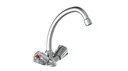 Two-handle low-pressure sink faucet
