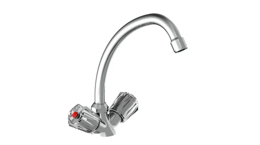 "Two-handle low-pressure sink faucet image"
