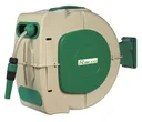 Wall-mounted hose box with automatic rewind and 30 m hose