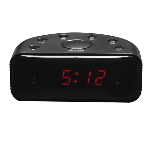 "Radio alarm clock with dual alarm image"