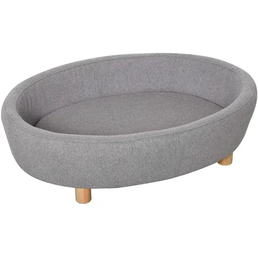 "Pet sofa for dogs and cats, dark grey image"