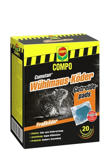"Vole bait Cumatan - ready-to-use bags 20 x 10 g image"