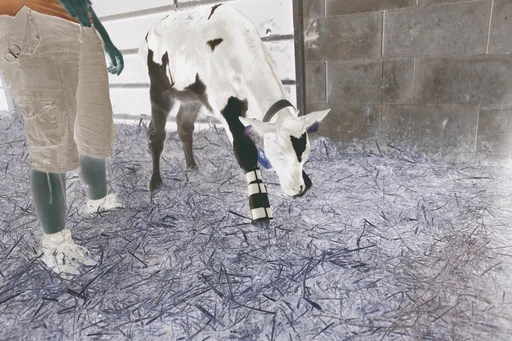"Leg splint for calves image"