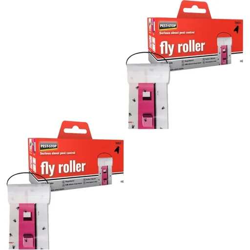 "Pest-Stop Flytraps - Adhesive strips against flies - narrow - 2 PACKS image"
