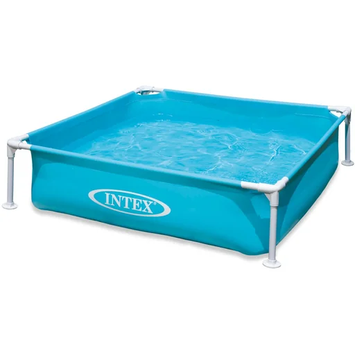 "Baby floor pool with frame-blue image"