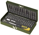 Super security and special bit set, 1/4" (75 pieces)