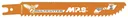 Reciprocating saw blades Multicutter for wood, metal and plastic, 2 pieces