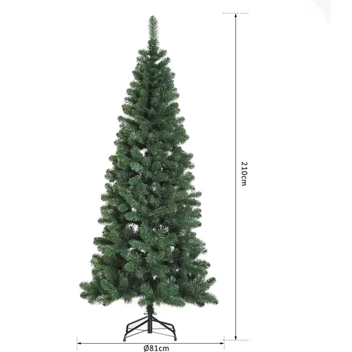 "Christmas tree with metal stand green image"