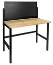 Folding workbench with 120 cm working area made of 25 mm solid wood