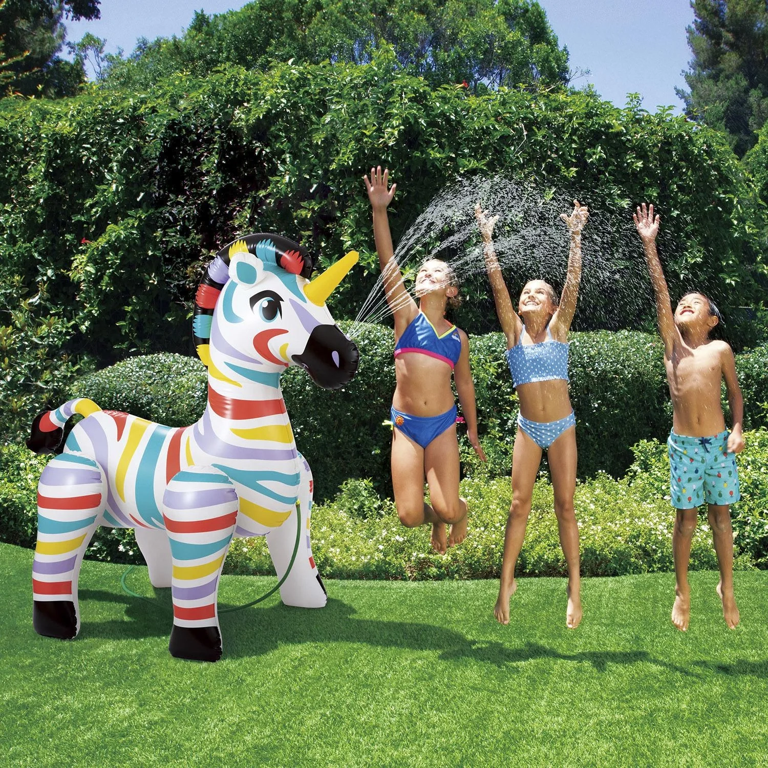 "Summer Waves Sprinkler Zebra 157x94x157 cm Veelkleurig image"