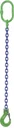 Sling chain 1GK10-GKH, Ø 8 mm x 1.0 m usable length, load capacity 2.5 t (inclination angle 90°), 1-leg, GK 10
