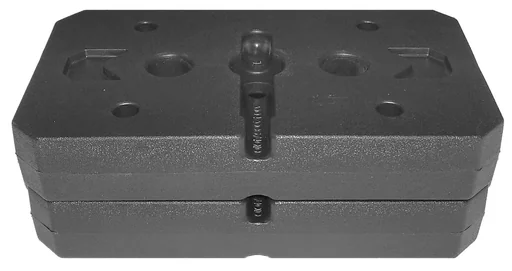 "2 x 5 kg additional weights for Profi Center de Luxe image"