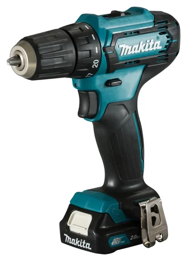 "Cordless drill/driver DF333DSAE, 10.8 V with 2 batteries (2.0 Ah), in case image"