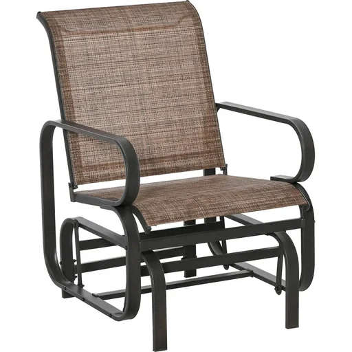 "Rocking chair garden garden chair relaxation chair garden swing swing chair outdoor for terrace balcony steel texteline br image"