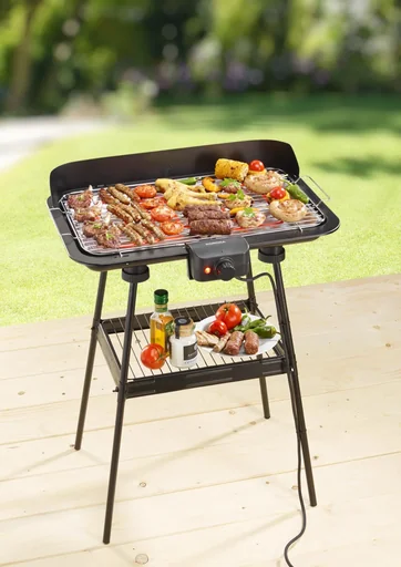 "BBQ stand and table grill XXL, 2200 watts image"
