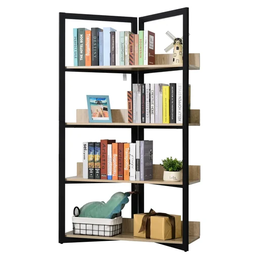 "Bookshelf, oak color image"