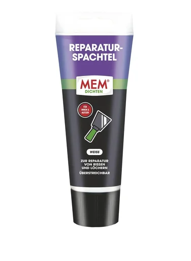 "Repair filler for walls and ceilings, white, paintable, 330 g stand tube image"