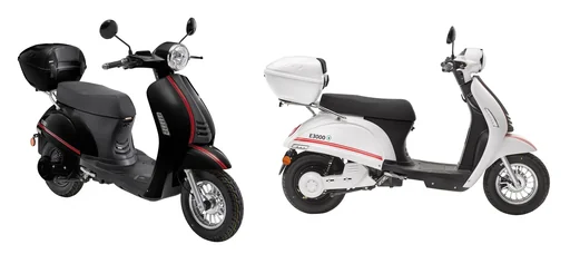 "E-scooter Luxxon E3000, 45 km/h (moped class), black image"