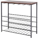 Wine rack for 40 bottles & 24 glasses