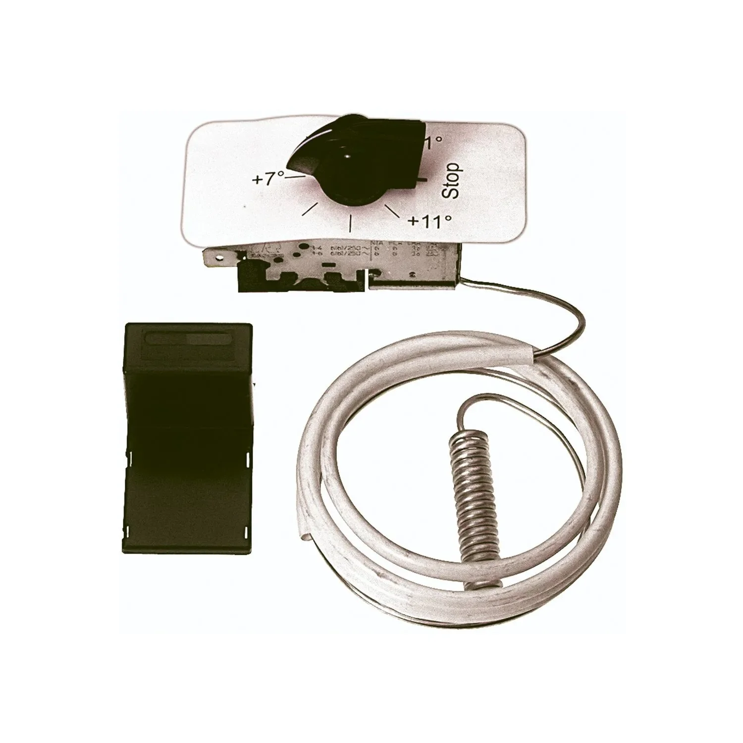 "Thermostaat, Temperatuurregelaar met sensor voor droge koeler, van +1°C tot +11°C image"