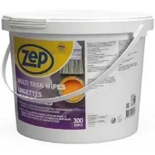 "ZEP Multi Task Wipes - Cleaning Wipes - 300 pieces image"