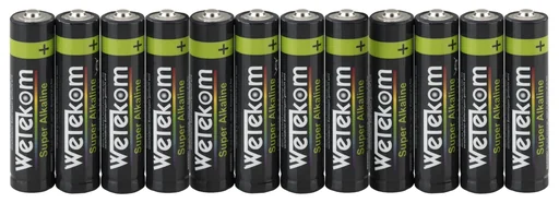 "Flashlights with non-slip rubber coating including batteries - set of 4 image"