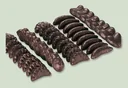 Chocolate-covered fruit jelly assortment, 1000 g