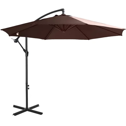 "Cantilever umbrella with hand crank image"