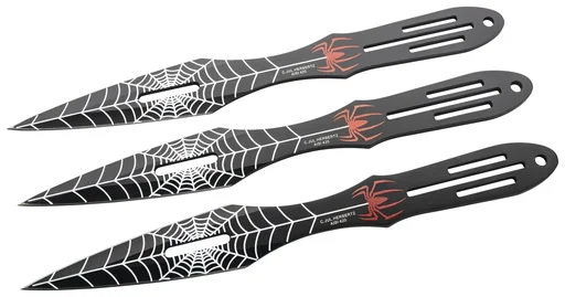 "Spider throwing knife set, 3 pieces image"