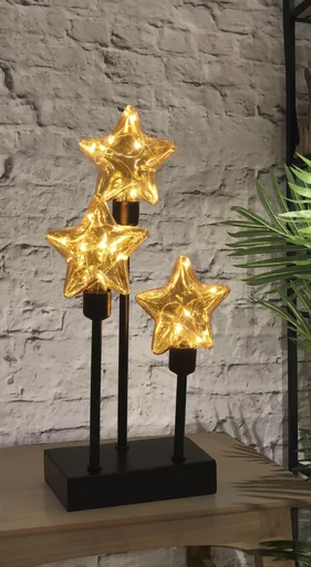 "LED light Christmas stars image"